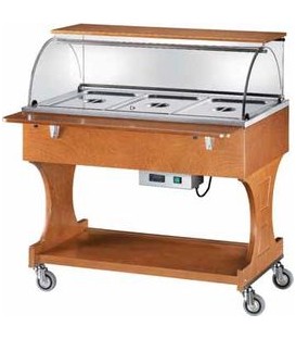 Carrello espositore a bagnomaria CL2778