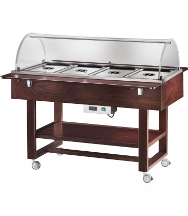 Carrello espositore a bagnomaria ELC2832W
