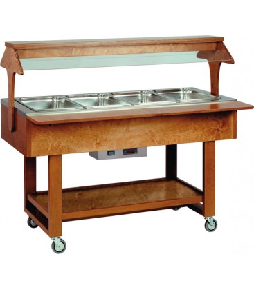 Carrello espositore a bagnomaria ELC2828