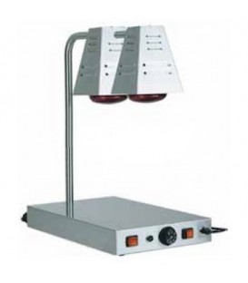 Piano caldo con 2 lampade a raggi infrarossi PCI4718D