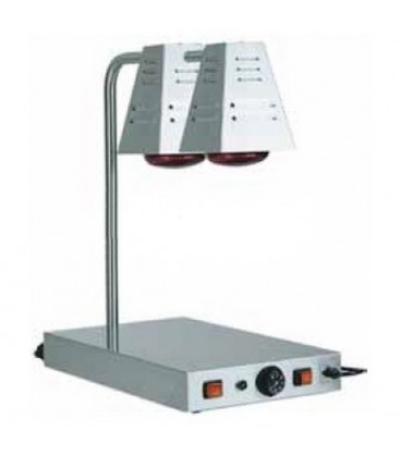 Piano caldo con 2 lampade a raggi infrarossi PCI4718D