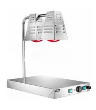 Piano caldo con 2 lampade a raggi infrarossi PCI4718D