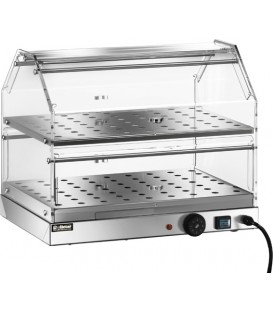 Vetrina bar riscaldata a 2 piani VBR4752