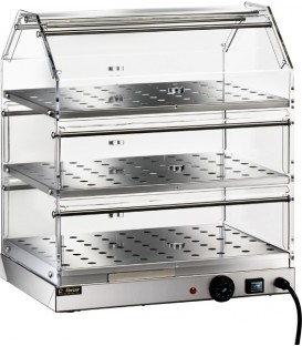 Vetrina bar riscaldata a 3 piani VBR4753