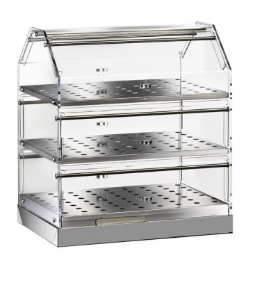 Vetrina bar neutra a 3 piani VBN4753
