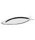 Vassoio pesce inox 66x22 cm