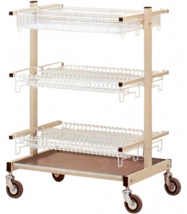 Carrello scolapiatti e bicchieri CA609
