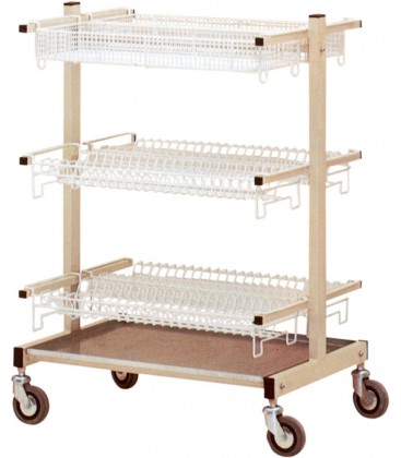 Carrello scolapiatti e bicchieri CA609