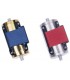 Puntale dorato con nastro blu per asta delimita corsie PU5195DB