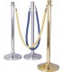 Asta inox lucido delimita corsie per cordoni a treccia AC5118I