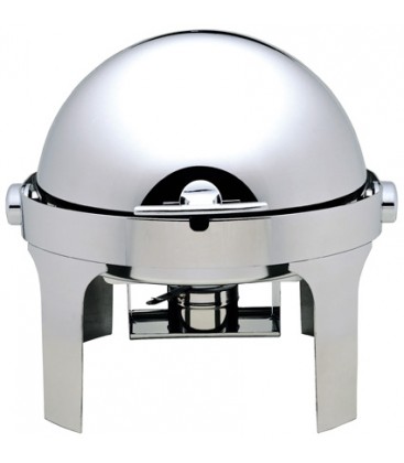 Chafing dish tondo con coperchio roll top 180° CD6504