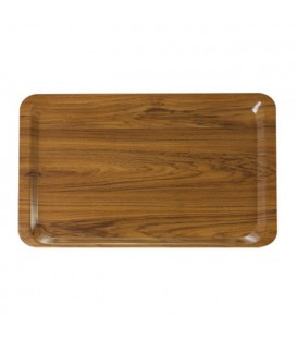 Vassoio gastronorm in laminato colore teak AV4585