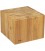 Ceppo per macelleria + sgabello in legno di acacia spessore 35cm CCL3555