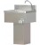 Lavamani inox a colonna comando a ginocchio LC50