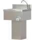 Lavamani inox a colonna comando a ginocchio LC50