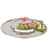 Vassoio buffet tondo inox 48 cm