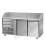 Tavolo refrigerato pizza GN1/1 con 2 porte , gruppo motore a sinistra, 3 cassetti neutri e piano in granito mod PZ02EKOC3SX