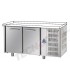 Tavolo refrigerato GN1/1 a temperatura normale con 2 porte, senza piano di lavoro mod TF02EKOSP
