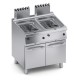 FRIGGITRICE GAS 1 MODULO 12+12 lt. MOD C2GFG1012
