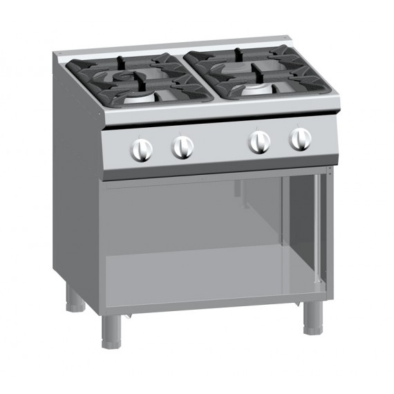 CUCINA GAS 4 FUOCHI POTENZIATA + VANO MOD K7GCU10VVP