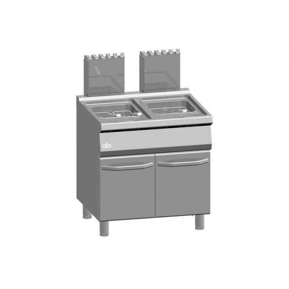 FRIGGITRICE GAS 1/2 MODULO 15 lt. CON COMANDI ELETTRONICI MOD K7GFE0515