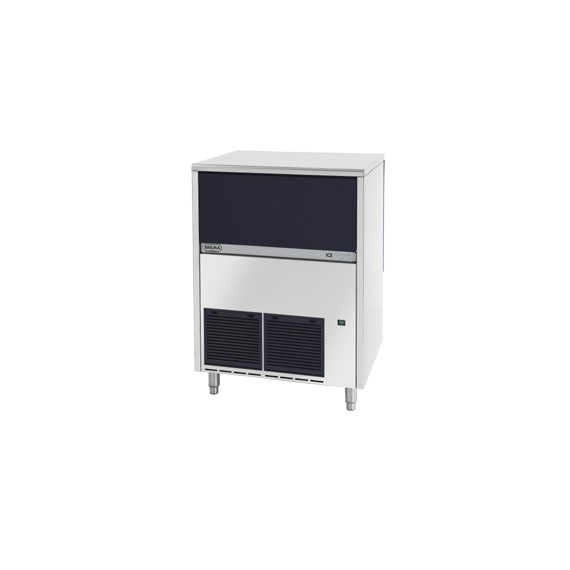 Produttore di Ghiaccio a cubetti cavi con contenitore incorporato - Sistema a palette MOD IMF 80