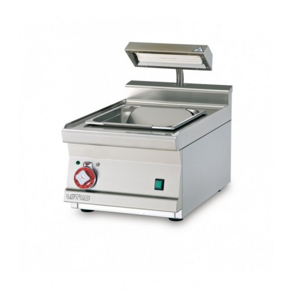 Contenitore caldo monofase Vasca GN 2/3 h15 con falso fondo forato