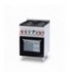 CUCINA MISTA 4 FUOCHI CON Forno elettrico multifunzione - Camera cm. 46x37x35h - Porta vetro