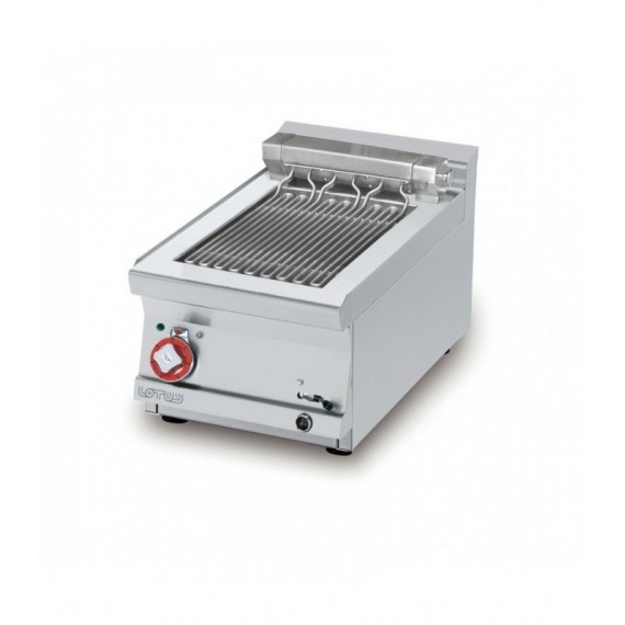GRIGLIA CONTACT - cottura diretta su resistenza in acciaio inox cm. 27x35 ribaltabile