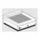 GRIGLIA CONTACT - cottura diretta su resistenza in acciaio inox cm. 55x35 ribaltabile