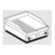 FRY-TOP 1/2 LISCIO + 1/2 Rigato CROMATO TRIFASE Piastra cm 59,5x45