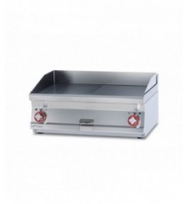 FRY-TOP 1/2 LISCIO + 1/2 Rigato CROMATO TRIFASE Piastra cm 79,5x45
