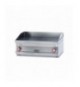 FRY-TOP 1/2 LISCIO + 1/2 Rigato CROMATO TRIFASE Piastra cm 79,5x45