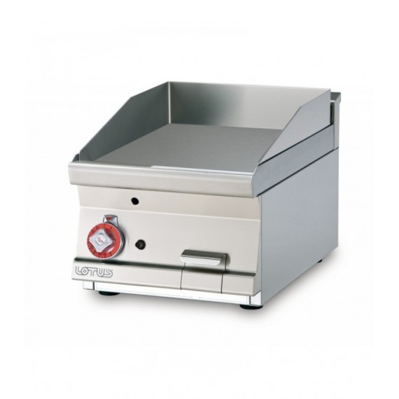 FRY-TOP LISCIO CROMATO GAS Piastra cm 39,5x45