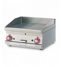 FRY-TOP 1/2 LISCIO +1/2 RIGATO GAS Piastra cm 59,5x45