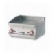 FRY-TOP 1/2 LISCIO +1/2 RIGATO CROMATO GAS Piastra cm 59,5x45