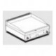 FRY-TOP LISCIO CROMATO GAS Piastra cm 79,5x45
