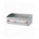 FRY-TOP 3/5 LISCIO +2/5 RIGATO CROMATO GAS Piastra cm 99,5x45