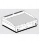 FRY-TOP RIGATO CROMATO GAS Piastra cm 99,5x45