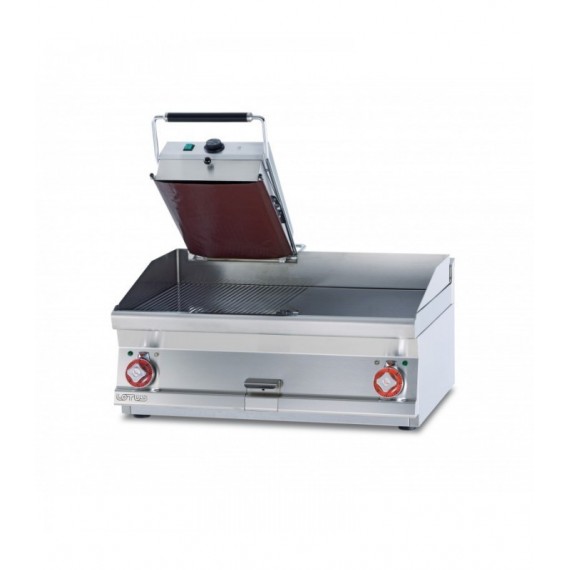 Piastra per sandwich sopra frytop - Piastra cm. 29x40 (ATTENZIONE: PROFONDITA' MACCHINA +cm.8)