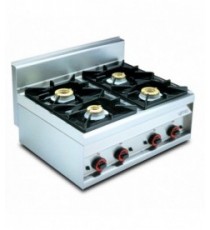 PIANO COTTURA GAS 4 fuochi