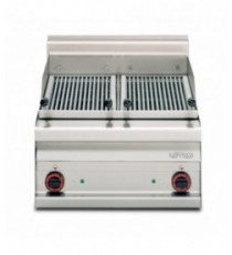GRIGLIA ELETTRICA TRIFASE N. 2 griglie in acciaio inox cm. 28x47 regolabili  2 zone di cottura