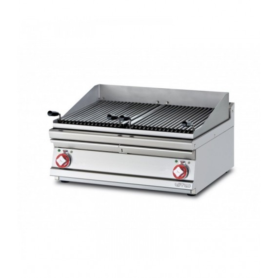 GRIGLIA TRIFASE N. 2 griglie in acciaio inox cm. 38x52 regolabili 2 zone di cottura