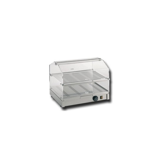 VETRINA RISCALDATA - 2 PIANI 50x35x41