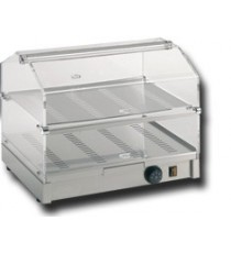 VETRINA RISCALDATA - 2 PIANI 80x35x41