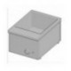 BAGNOMARIA Vasca per GN 1/2, h 15 cm.