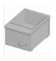 BAGNOMARIA Vasca per GN 1/2, h 15 cm.