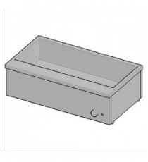 BAGNOMARIA Vasca per GN 1/1 + GN 1/3, h 15 cm.