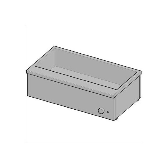 BAGNOMARIA Vasca per GN 1/1 + GN 1/3, h 15 cm.