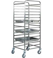 CARRELLO PER 16 CONTENITORI GN 2/1